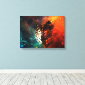 Toile Feu de loup et glace (Insitu (Plancher de Bois))