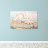 Toile Feu de prairie du Missouri (Insitu (Plancher de Bois))