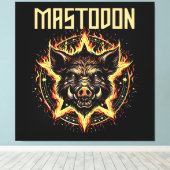 Toile Feu de sanglier Mastodonte (Insitu (Plancher de Bois))