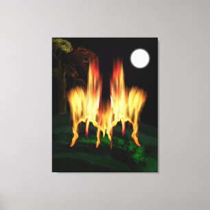 Toile Feu d'incendie