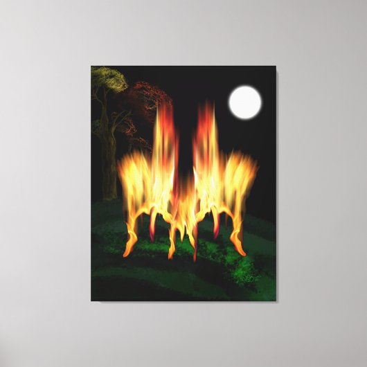 Toile Feu d'incendie (Recto)