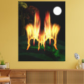 Toile Feu d'incendie (Insitu(Salon))