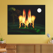 Toile Feu d'incendie (Insitu(Salon))
