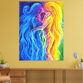 Toile Feu et eau (Insitu(Salon))