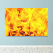 Toile Feu et flammes (Insitu (Plancher de Bois))