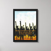 Toile Feu et fumée (Recto)