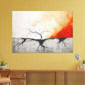 Toile Feu et glace et presque rien de beau 3 (Insitu(Salon))