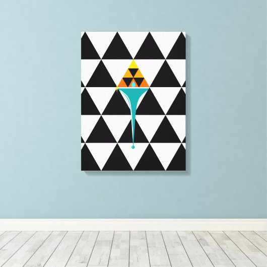 Toile FEU - Les quatre éléments (Insitu (Plancher de Bois))