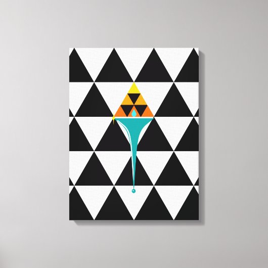 Toile FEU - Les quatre éléments (Recto)