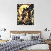 Toile Feu magnétique. De la chanson Feu magnétique.  (Insitu(Chambre))