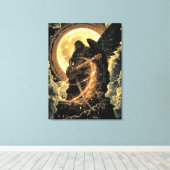 Toile Feu magnétique. De la chanson Feu magnétique.  (Insitu (Plancher de Bois))