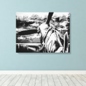 Toile Feu Spitfire À L'Aube (Insitu (Plancher de Bois))