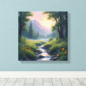 Toile Feuillage de Mountains Creek (Insitu (Plancher de Bois))