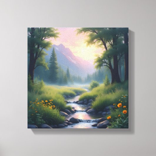 Toile Feuillage de Mountains Creek (Recto)