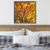 Toile Feuillage jaune d'automne (Insitu(Chambre))