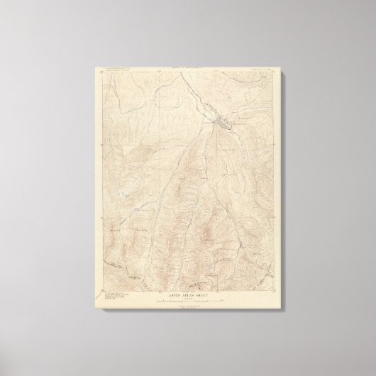 Toile Feuille Atlas Aspen (Recto)