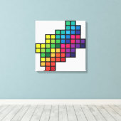 Toile Feuille coloré (Insitu (Plancher de Bois))