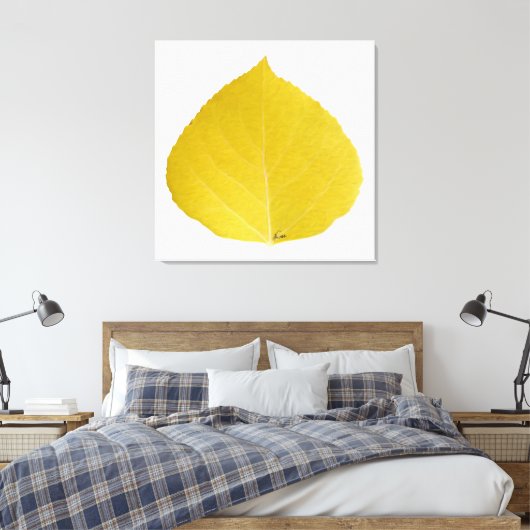 Toile Feuille d'Aspen jaune #5 (Insitu(Chambre))