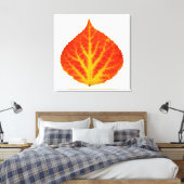 Toile Feuille d'Aspen rouge et jaune #10 (Insitu(Chambre))