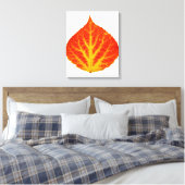 Toile Feuille d'Aspen rouge et jaune #10 (Insitu(Chambre))