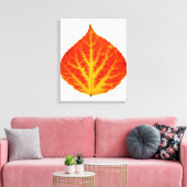 Toile Feuille d'Aspen rouge et jaune #10 (Insitu(Salon))