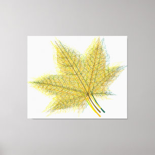 Toile Feuille d'automne