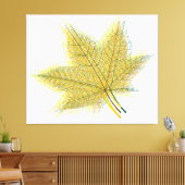 Toile Feuille d'automne (Insitu(Salon))