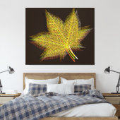 Toile Feuille d'automne #3 (Insitu(Chambre))