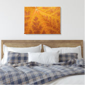 Toile Feuille de Érable Jaune Automne Abstrait Nature (Insitu(Chambre))