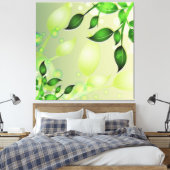 Toile Feuille de jardin fraîche (Insitu(Chambre))