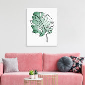 Toile Feuille de Monstera (Insitu(Salon))
