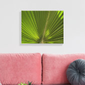 Toile Feuille de palmier tropical vert (Insitu(Salon))