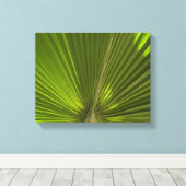 Toile Feuille de palmier tropical vert (Insitu (Plancher de Bois))