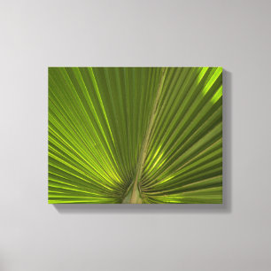 Toile Feuille de palmier tropical vert