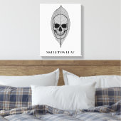 Toile Feuille de squelette (Insitu(Chambre))