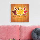 Toile Feuille d'érable de Thankesgiving (Insitu(Salon))