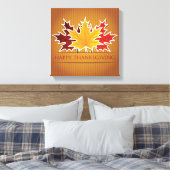Toile Feuille d'érable de Thankesgiving (Insitu(Chambre))