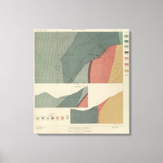 Toile Feuille du district minier de Lenado (Recto)