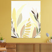 Toile Feuille jaune (Insitu(Salon))