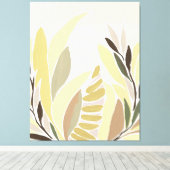 Toile Feuille jaune (Insitu (Plancher de Bois))