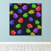 Toile Feuille tropicale (Insitu (Plancher de Bois))