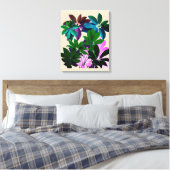 Toile Feuille Tropicale Enveloppée (Insitu(Chambre))