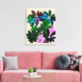 Toile Feuille Tropicale Enveloppée (Insitu(Salon))