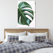 Toile Feuille tropicale Monstera (Insitu(Chambre))
