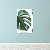 Toile Feuille tropicale Monstera (Insitu (Plancher de Bois))