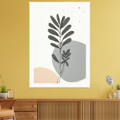 Toile Feuilles abstraits modernes (Insitu(Salon))