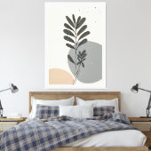 Toile Feuilles abstraits modernes (Insitu(Chambre))