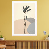 Toile Feuilles abstraits modernes (Insitu(Salon))