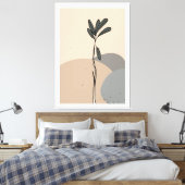 Toile Feuilles abstraits modernes (Insitu(Chambre))