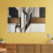 Toile Feuilles d'acier (Insitu(Salon))